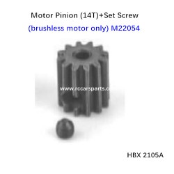 HBX 2105A Parts Motor gear (14T) M22054