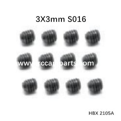 HBX 2105A RC Truck Parts Set Screw 3X3mm S016