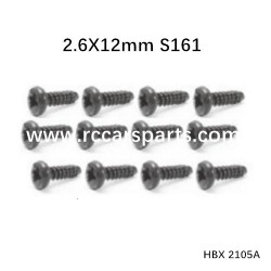 HBX 2105A Spare Parts Pan Head Self Tapping Screws PBHO2.6X12mm S161