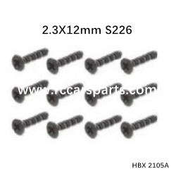 HBX 2105A Spare Parts Screws KBHO2.3X12mm S226