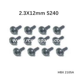 HBX 2105A Spare Parts Screws PWTHO2.3X12mm S240