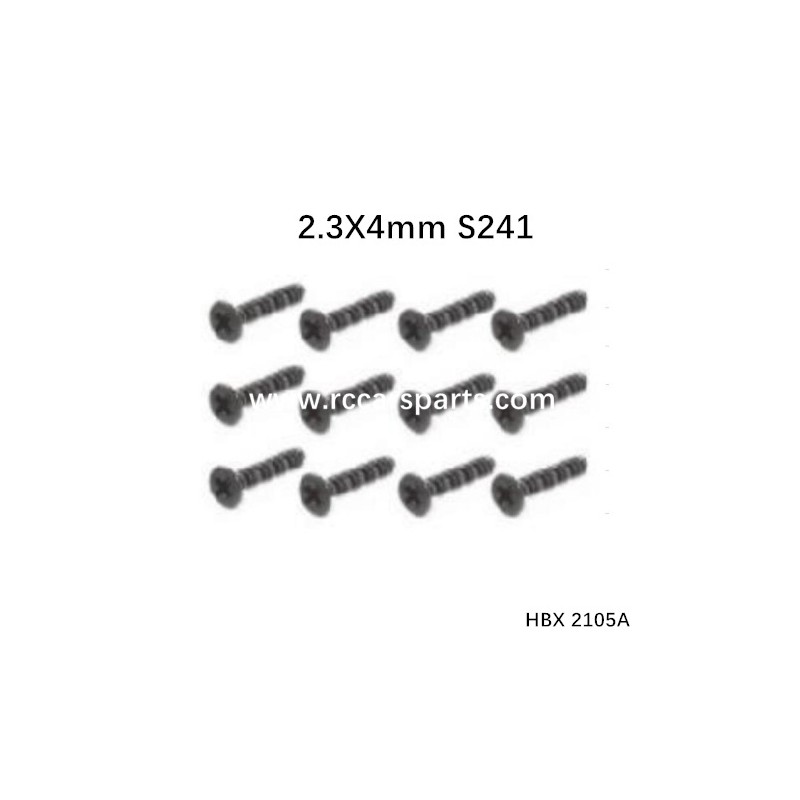 HBX 2105A Spare Parts Screws KBHO2.3X4mm S241