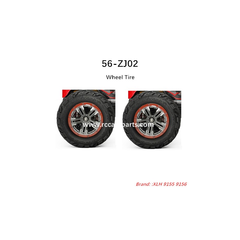 XLH 9155 9156 RTR Parts Wheel Tire 56-ZJ02