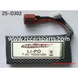 Xinlehong Battery 7.4V 1600mAh 25-DJ02 For 9155 9156 Parts