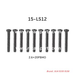 1/12 RC Car 9155 9156 Parts Screw 2.6×20PBHO 15-LS12