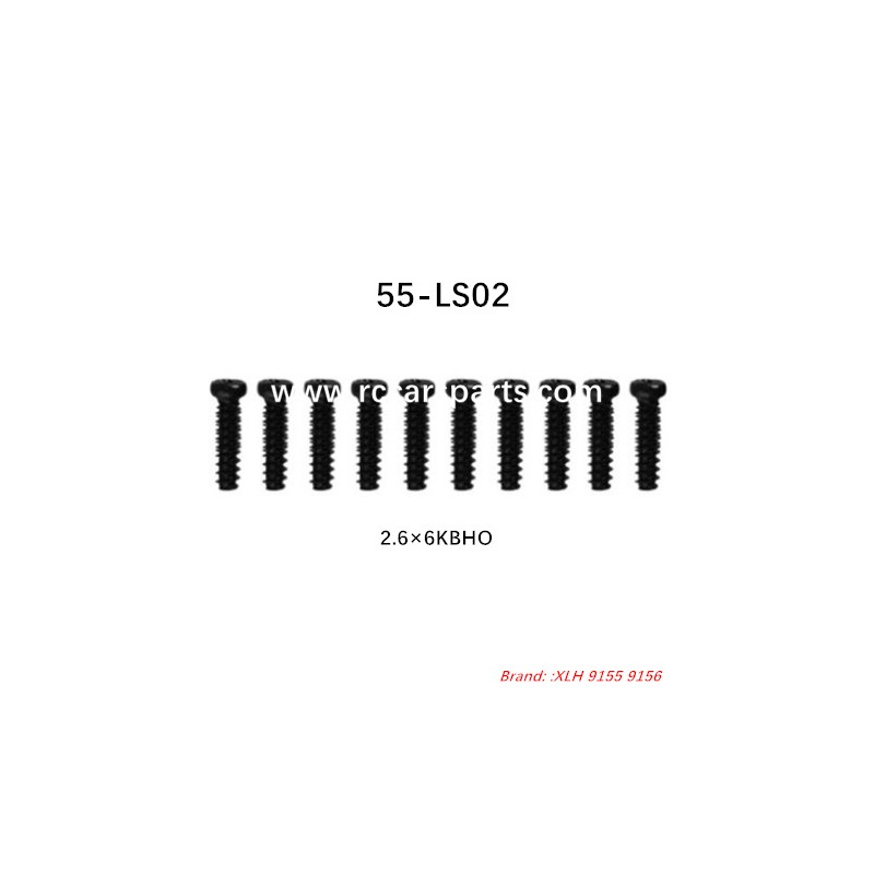 2.6×6KBHO Screw 55-LS02 For XinleHong XLH 9155 9156