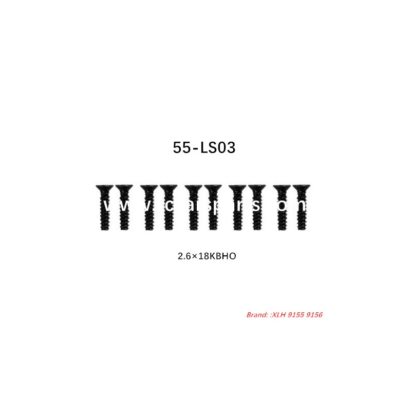 2.6×18KBHO Screw 55-LS03 For XinleHong XLH 9155 9156