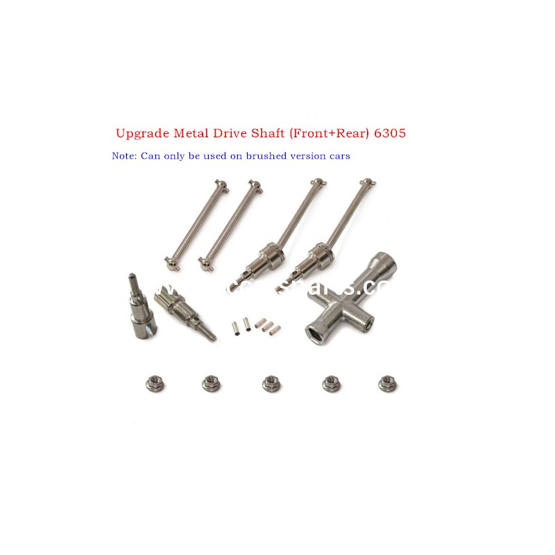 SUCHIYU SCY-16101 Upgrade Parts Metal Drive Shaft (Front+Rear) 6305