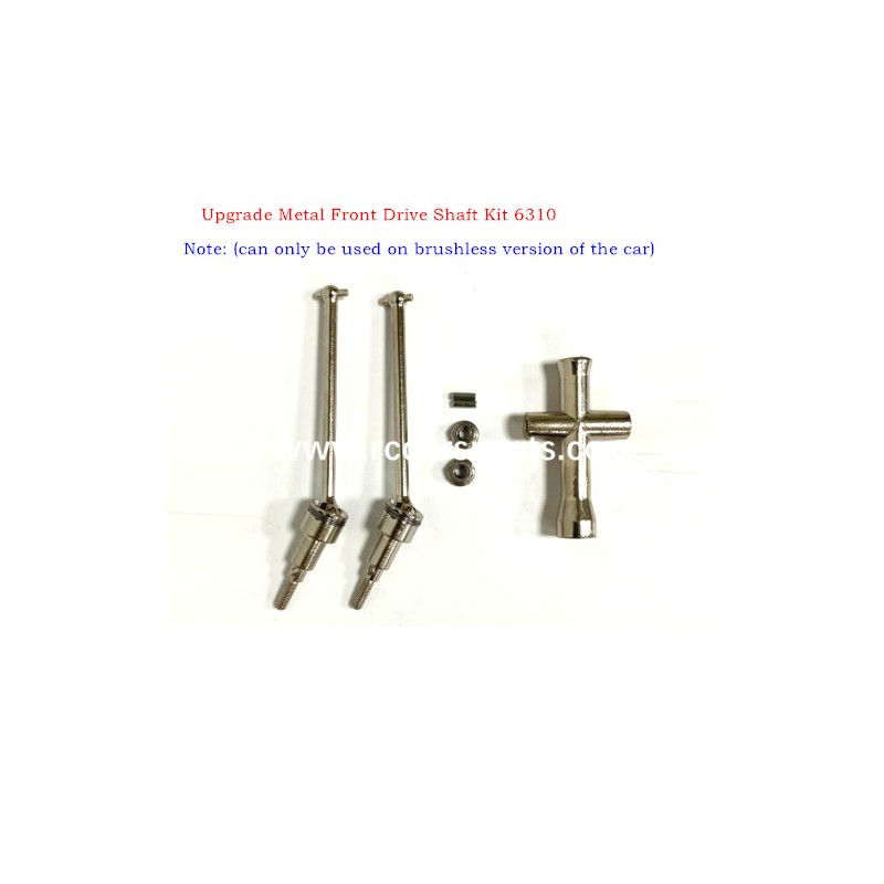 SUCHIYU NO.SCY-16103 PRO Upgrade Metal Front Drive Shaft Kit 6310