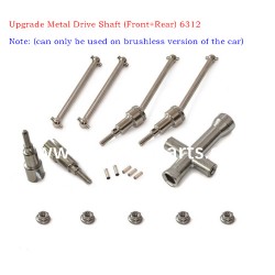 SUCHIYU  SCY-16103 PRO Parts PRO Upgrade Metal Drive Shaft (Front+Rear) 6312