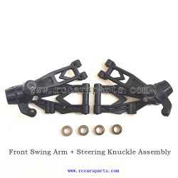 Front Swing Arm + Steering Knuckle Assembly For RC Car ENOZE 9500E