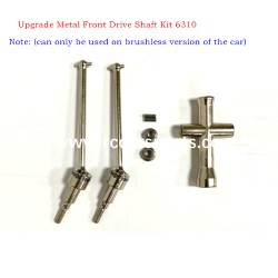 SCY-16201 Brushless PRO Upgrade Metal Front Drive Shaft Kit 6310