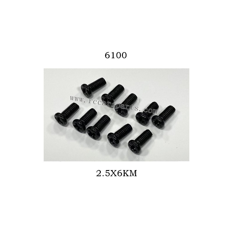 RC Car Parts Screw 2.5X6KM 6100 For SCY-16301