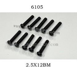 Suchiyu 16301 Parts Screw 2.5X12BM 6105