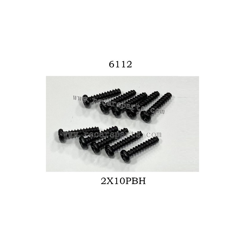 1/16 RC Car Suchiyu 16301 Parts Screw 2X10PBH 6112