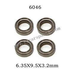 1/16 RC Car SCY 16301 Parts Ball Bearing 6.35X9.5X3.2mm 6046