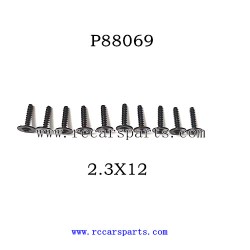 2.3X12 Screw P88069 For RC Car 9500E Screw