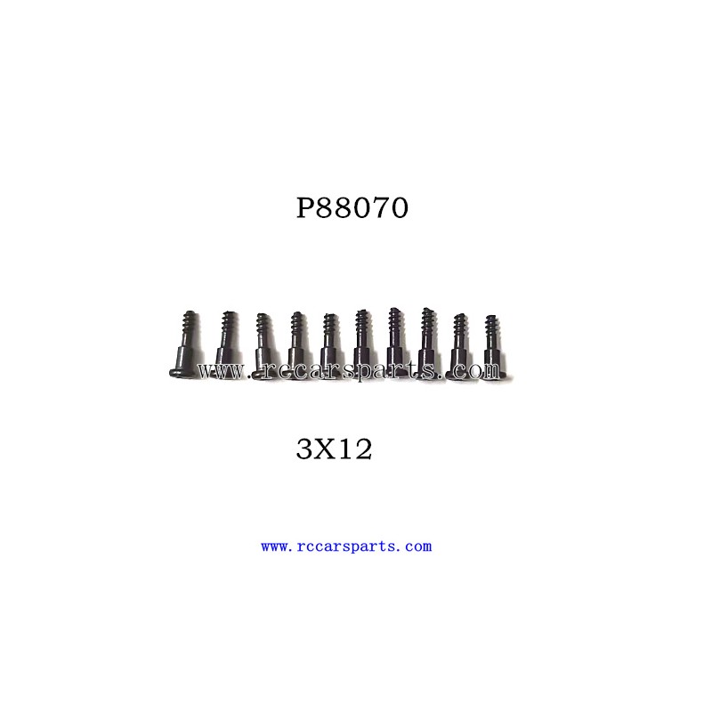 3X12 Screw P88070 For RC Car 9500E Screw