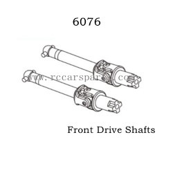 SCY 16302 1/16 RC Car Parts Front Drive Shafts 6076