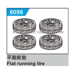 Suchiyu SCY 16303/16303 PRO Spare Parts Flat Running Tire 6098