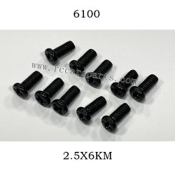 SCY 16302 1/16 RC Car Parts Screw 2.5X6KM 6100