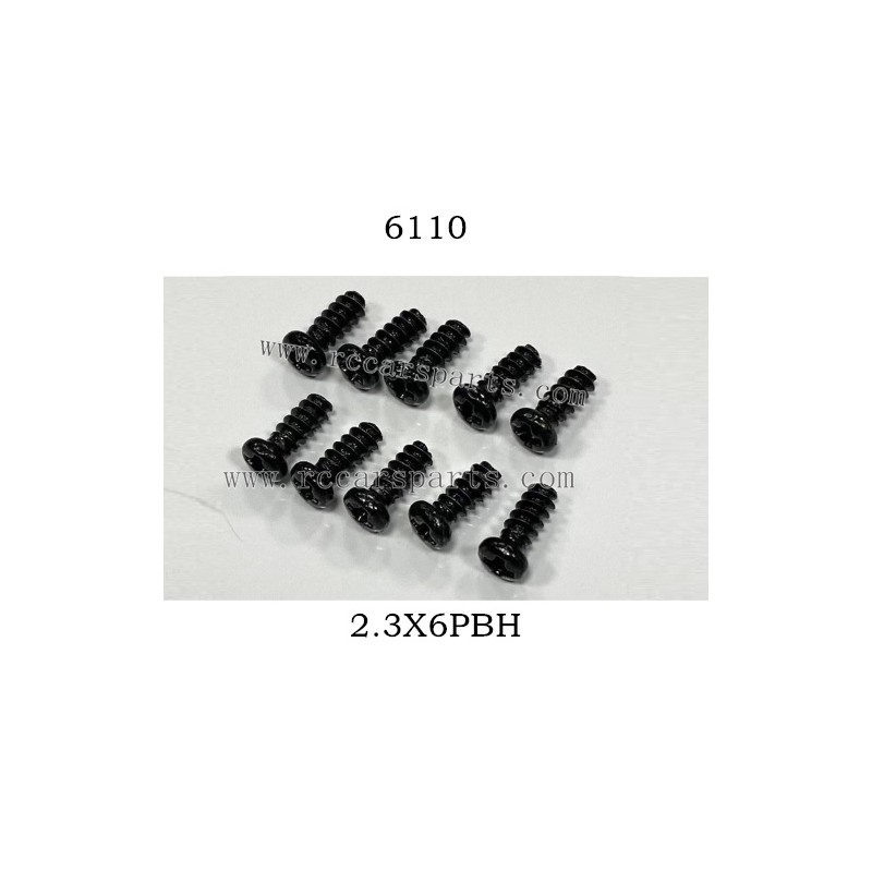 16302 RC Car Parts Screw 2.3X6PBH 6110
