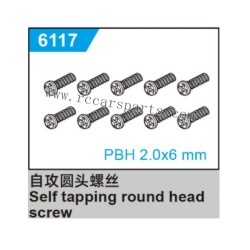 Suchiyu 16303 Parts Self Tapping Round Head Screw 6117 (2.0X6mm)