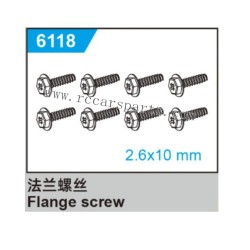 Suchiyu 16303 Parts Flange Screw 6118 (2.6X10mm)