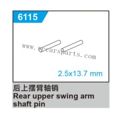 16303 Parts Rear Upper Swing Arm Shaft Pin 6115 (2.5X13.7mm)