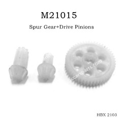 HaiboXing 2103 RC Car Parts Spur Gear+Drive Pinions M21015