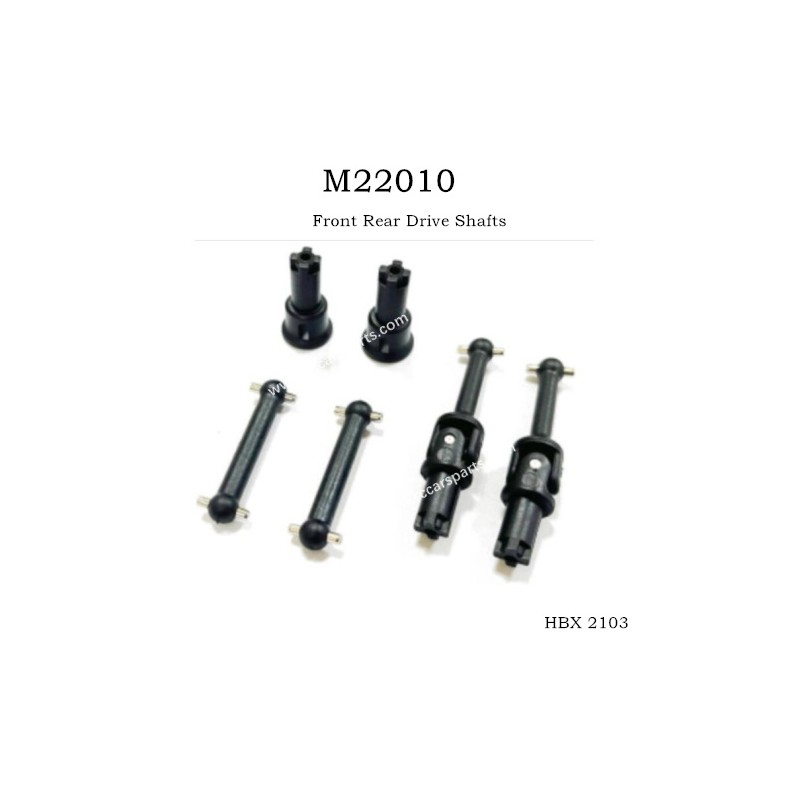 2103 RC Car Parts Front Rear Drive Shafts M22010, HBX RC Car 1/14 Parts