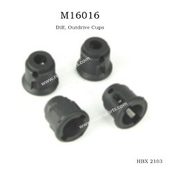 2103 RC Car Parts Diff, Outdrive Cups M16016, HBX RC Car 1/14 Parts