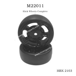 Haiboxing 2103 RC Car Parts Slick Wheels Complete(2P) M22011, HBX RC Car 1/14 Parts