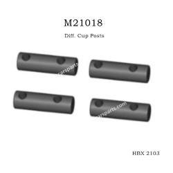 Haiboxing 2103 Parts Diff. Cup Posts M21018, HBX RC Car 1/14 Parts