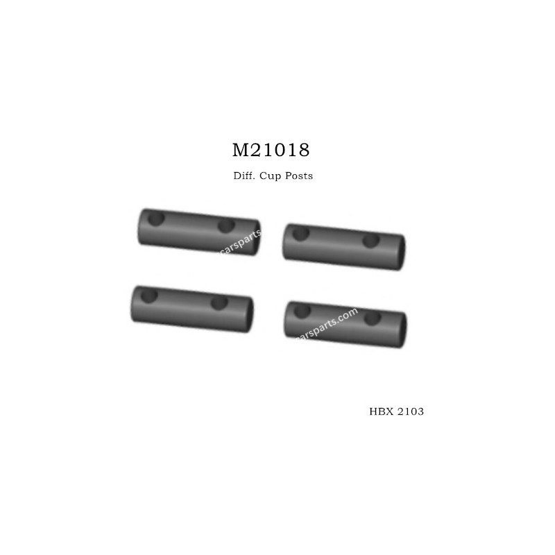Haiboxing 2103 Parts Diff. Cup Posts M21018, HBX RC Car 1/14 Parts