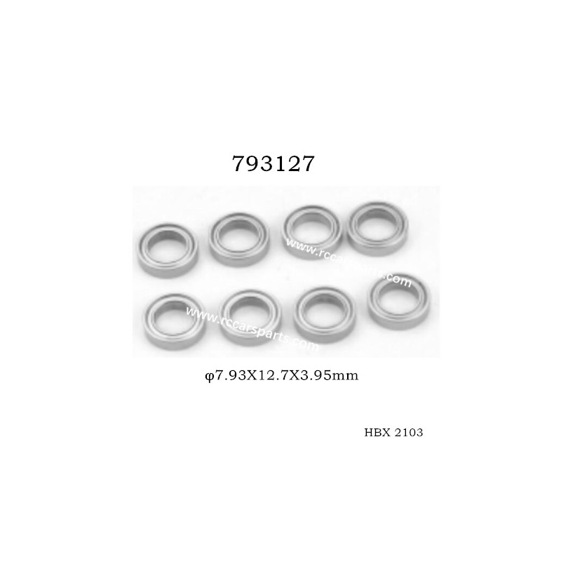 Haiboxing 2103 Parts Ball Bearings (φ7.93X12.7X3.95mm) 793127