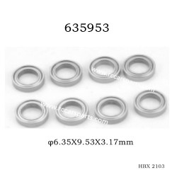 Haiboxing 2103 RC Car Parts Ball Bearings (φ6.35X9.53X3.17mm) 635953