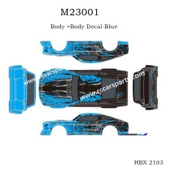 Haiboxing HBX 2103 Parts Body+Body Decal M23001-Blue