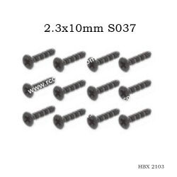 HBX 2103 Screws Parts 2.3x10mm S037