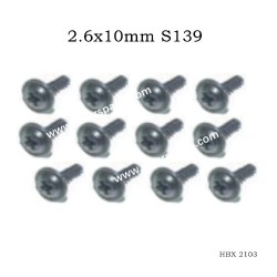 HBX 2103 Screws Parts 2.6x10mm S139