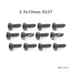 HBX 2103 Screws Parts 2.5x10mm S237