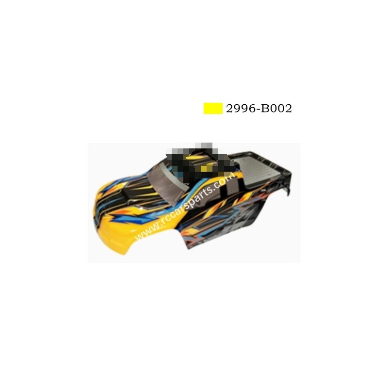 RC Car HBX 2996A Parts Shell Body (Yellow)2996-B002