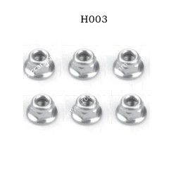 1/10 RC Car HBX 2996 Parts Wheel Flange Lock Nut M4 H003