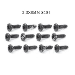 1/10 RC Car HBX 2996 Parts Screws PBHO 2.3X8MM S184