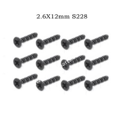 1/10 RC Car HBX 2996 Parts Screws 2.6X12mm S228