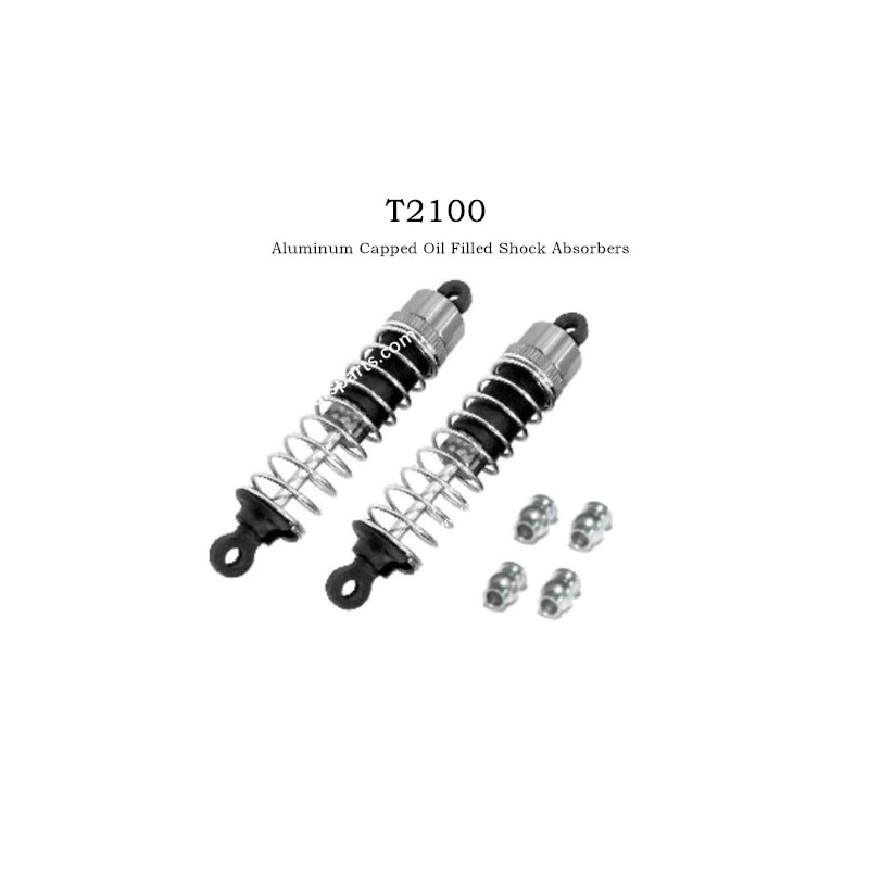 RC Car 2997A Aluminum Parts Capped Oil Filled Shock Absorbers T2100