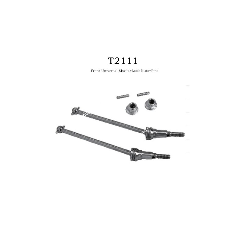 RC Car 2997A Parts Front Universal Shafts+Lock Nuts+Pins T2111