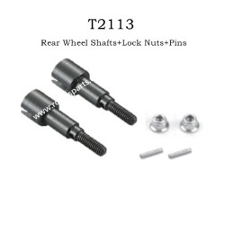 RC Car 2997A Parts Rear Wheel Shafts+Lock Nuts+Pins T2113
