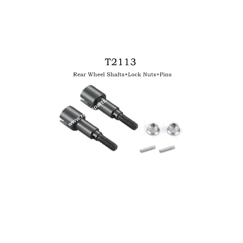 RC Car 2997A Parts Rear Wheel Shafts+Lock Nuts+Pins T2113