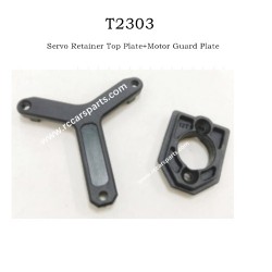 RC Car 2997A Parts Servo Retainer Top Plate+Motor Guard Plate T2303